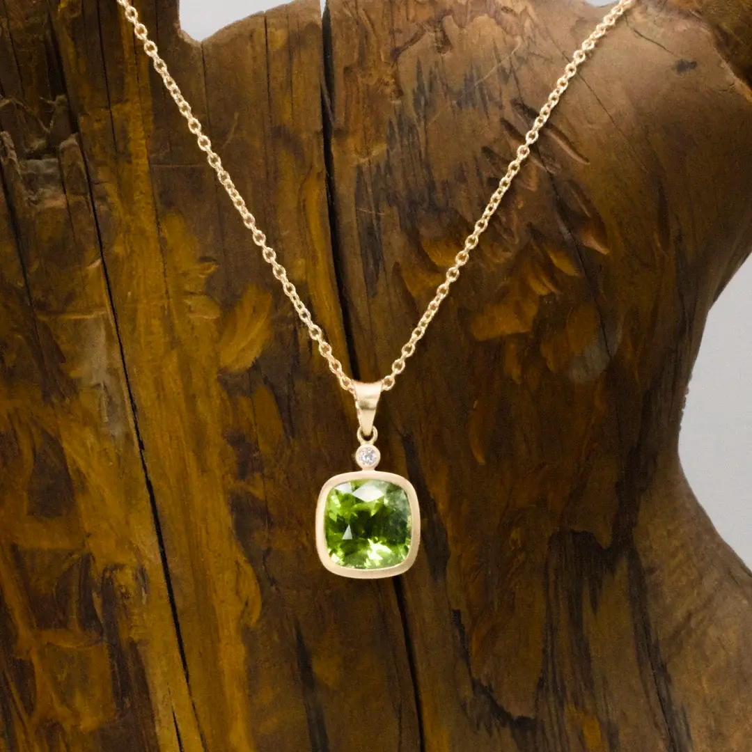 Peridot Pendant Necklace