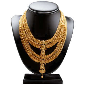 Ruby Pendant with Gold Chain — Necklaces by Shakeel Gems & Jewellers