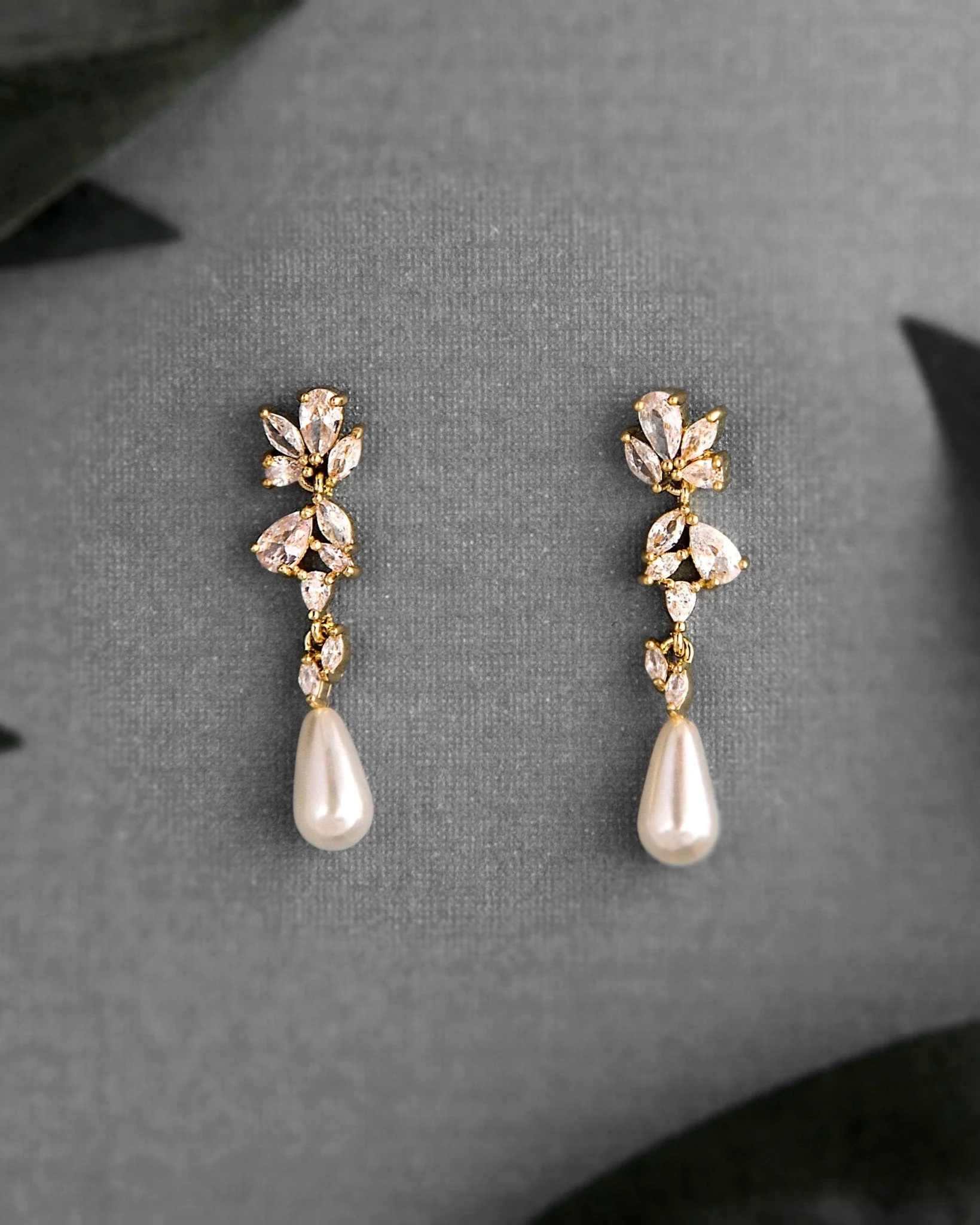 Pearl Drop Earrings — Earrings by Shakeel Gems & Jewellers