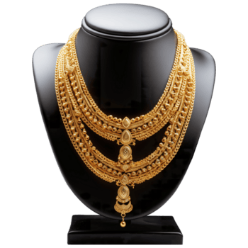 Ruby Pendant with Gold Chain — Necklaces by Shakeel Gems & Jewellers